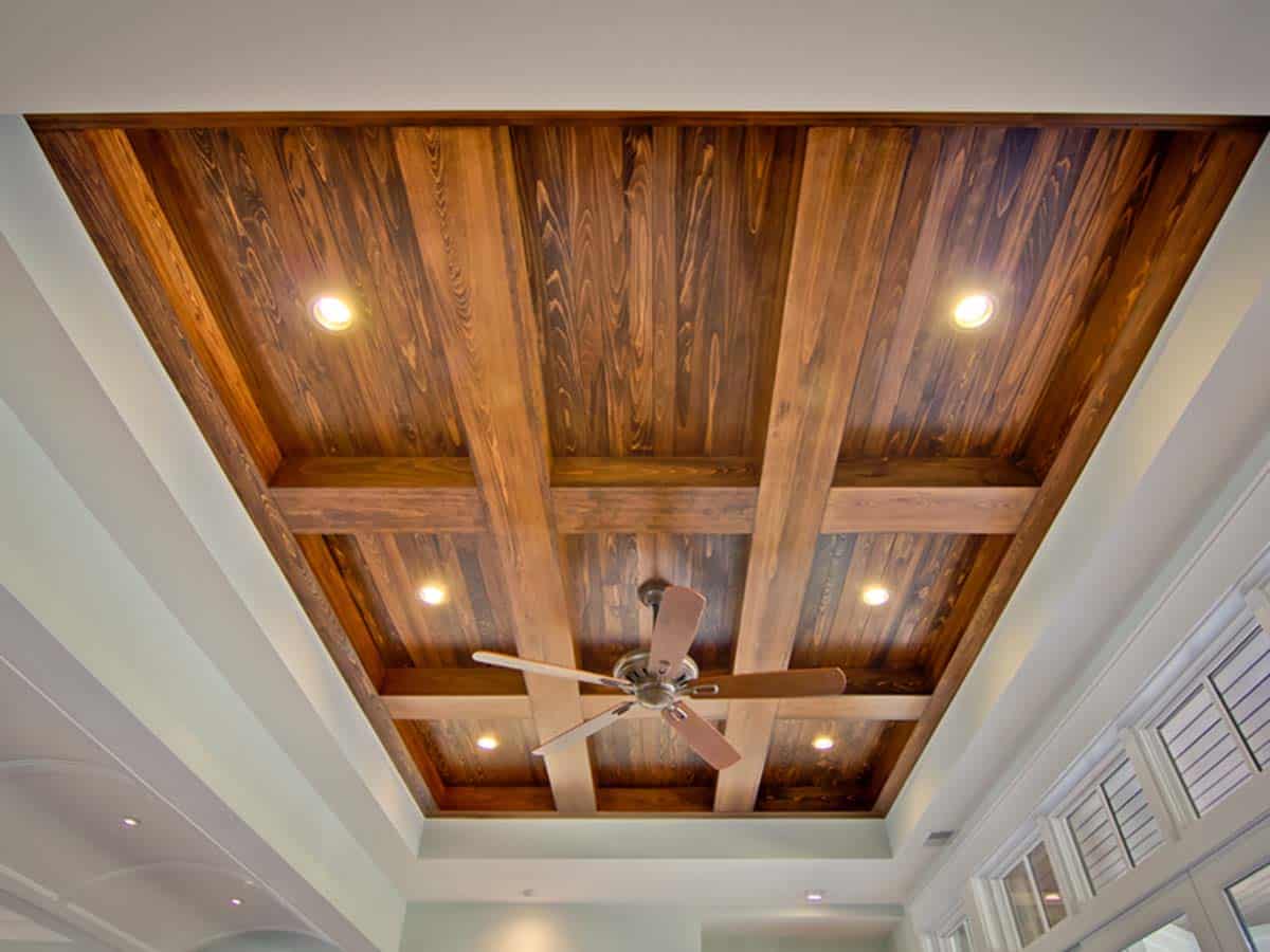 Building Custom Ceilings at Colleton River Homes